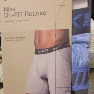 2-Pack Nike Dri-Fit ReLuxe Boxer Brief Mens  Blue Navy